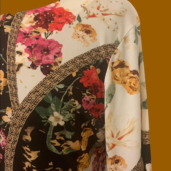 JM Collection Day to Night Blouse - Picture 9 of 16